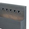 Outdoor-Indoor Grey Water Fountain With Light & Pump