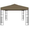 Gazebo 118.1"x157.5" Taupe Fabric