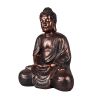 16.1-inch Zen Buddha Statue For Indoor/Outdoor Decor