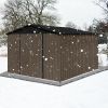 Metal Garden Shed 10Ft × 8Ft For Outdoor Storage