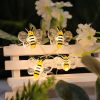 One Set Of Little Bee Decorative Copper Wire Lights 6.6ft/2m With 20 LEDs