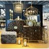 Novogratz Acrylic Accent Gold Candle Lantern