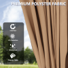 12x20ft Galvanized Steel Outdoor Gazebo With Netting & Curtains