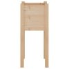 Garden Planters 2 pcs 12.2"x12.2"x27.6" Solid Wood Pine