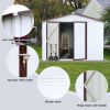 6Ft x 8Ft Metal Garden Storage Shed