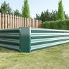 Metal Raised Garden Bed (7.6 x 3.7 x 0.98 Ft)