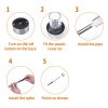 Stainless Steel Solar LED Garden Pathway Lights For Outdoor Landscapes