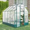 Walk-in Polycarbonate Outdoor Backyard Greenhouse