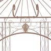 Outdoor Garden Iron Brown Pavilion