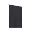 4.2' x 9.1'Ft Outdoor Storage Shed - Dark Gray