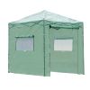 8x8Ft Foldable Greenhouse With Iron Frame & PE Mesh