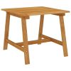 5 Piece Patio Dining Set Solid Acacia Wood