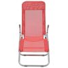 Folding Sun Loungers 2 pcs Textilene Red