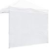 10x10ft EZ Canopy Gazebo Full Size Side Wall/White