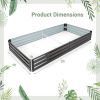 Heavy-Duty Metal Planter Ideal For Large Outdoor Gardens