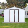 6Ft x 8Ft Metal Garden Storage Shed