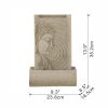 Polyresin Buddha Water Fountain (9x6.5x14") With Integrated LED