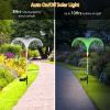 Set Of 4 Solar-Powered Jellyfish Lamps For Outdoor Decoration Water-Resistant