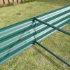 Metal Raised Garden Bed (7.6 x 3.7 x 0.98 Ft)