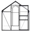Anthracite-Colored Aluminum Greenhouse Covering 5.89 Square Meters