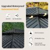 10' X 14' Hardtop Galvanized Steel Roof Gazebo With Curtain & Netting