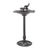 Lancaster Outdoor Aluminum & Iron Top Bronze Bird Bath