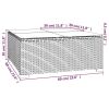 7 Piece Poly Rattan Patio Lounge Set With Cushions