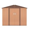 Outdoor Storage Coffee Shed With Doors & Vents