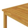 Patio Lounge Table 24.8"x24.8"x11.8" Solid Acacia Wood