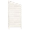 Garden Shed White 40.2"x 20.5"x 44.1" Solid Fir Wood