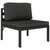 6 Piece Aluminum Patio Lounge Set With Cushions