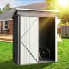 5 x 3 Ft Outdoor Equipment Storage Shed With Sloped Roof & Secure Door