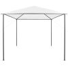 Gazebo 9.8'x9.8'x9.5' White 0.6 oz/ftÂ²