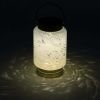 Allsop Home Garden 32408 Nautical Cylinder Glass Solar Lamp