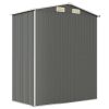 Garden Shed Light Gray 75.6"x 42.5"x 87.8" Galvanized Steel