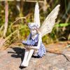 Miniature Fairy Resin Outdoor Garden Statue-Ornament