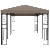 Gazebo 236.2"x118.1" Taupe Fabric