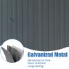 Storage Shed 11' x 9' With Galvanized Steel Frame & Windows