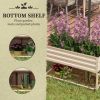 Outsunny Elevated Garden Bed With Shelf & Liner