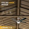 12x20ft Hardtop Galvanized Steel Gable Roof Outdoor Gazebo