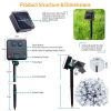 Set Of 2 Solar-Powered String Lights With 50 LED Sakura Blossom Beads