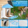 Solar Powered AI Smart Bird Feeder With PIR Motion Camera