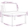 6 Piece Aluminum Patio Lounge Set With Cushions