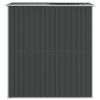 Garden Shed Anthracite 75.6"x 75.2"x 87.8" Galvanized Steel