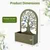 Set Of 2 Climbing Plant Raised Garden Beds