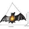 Halloween Illusion Bat LED Lantern Ornament Bat Hanging Lights/Lamps