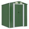 Garden Shed Green 75.6"x 75.2"x 87.8" Galvanized Steel