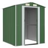 Garden Shed Green 75.6"x 75.2"x 87.8" Galvanized Steel