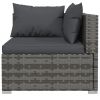 13 Piece Rattan Garden Lounge Set With Cushions