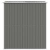 Light Gray Garden Shed 75.6"x 75.2"x 87.8" Galvanized Steel